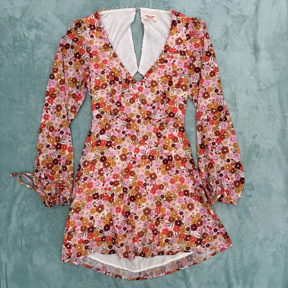 Showpo Andrea long sleeve mini dress